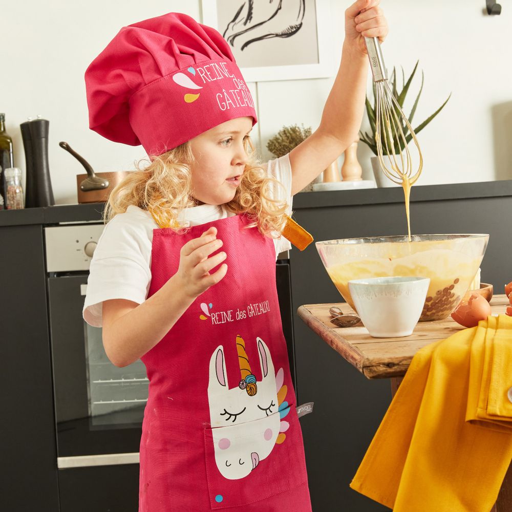 Linge d'office - Tablier & Toque - Licorne / Renard / Grand chef / Mini chef - NYDEL PARIS