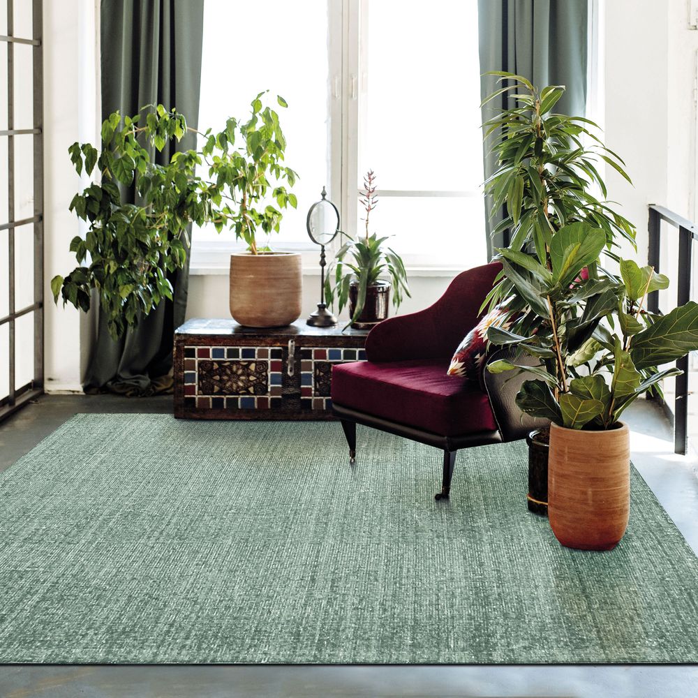Rugs - NUDE RUG - Carpet in wool and cotton light green 160x230 - ALECTO