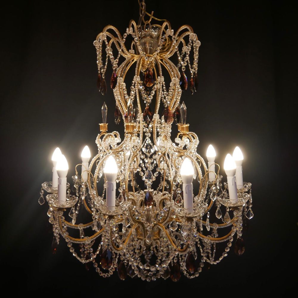 Hanging lights - chandelier, crystal chandelier, antique chandelier, candlestick, cryst - L'ARTIGIANO DEL LAMPADARIO