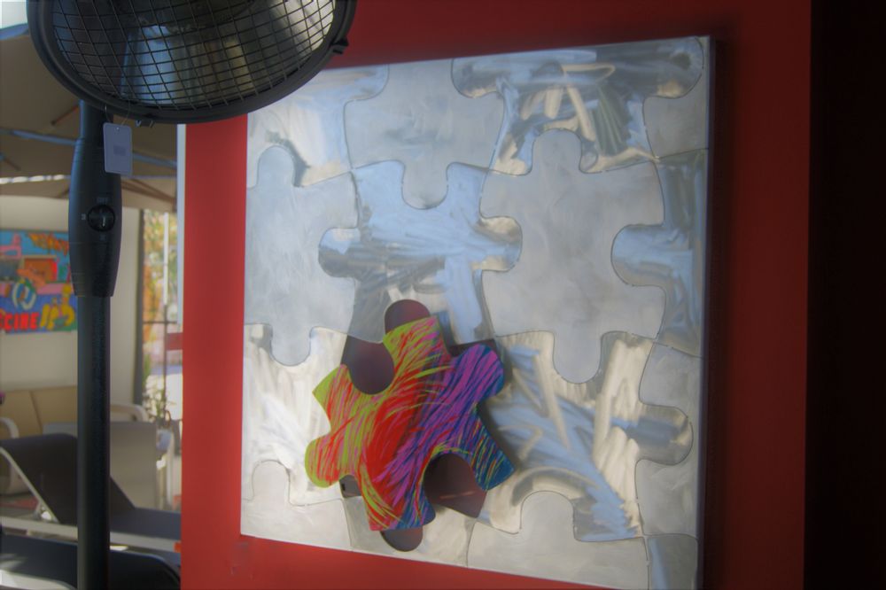 Frames - Frame embossed puzzle colors - KOSSARTISTIK