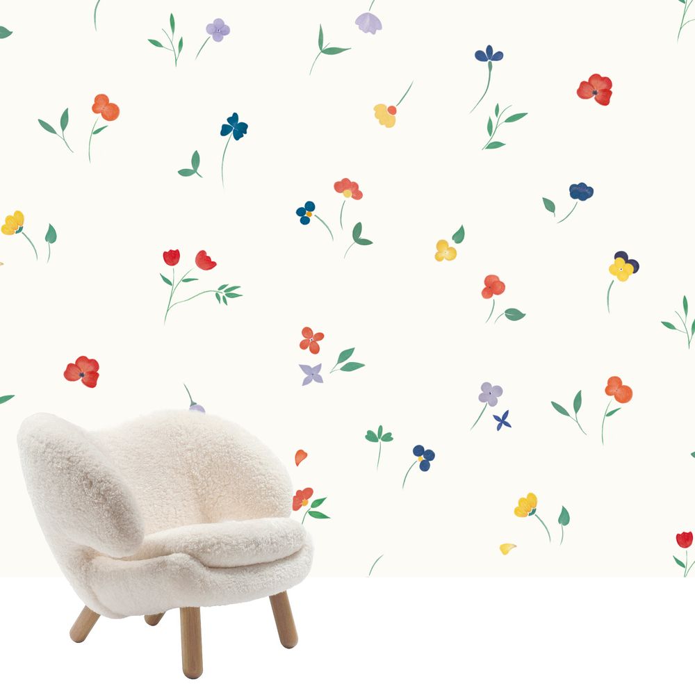 Other wall decoration - Maggie Flower Wallpaper - ALL THE FRUITS