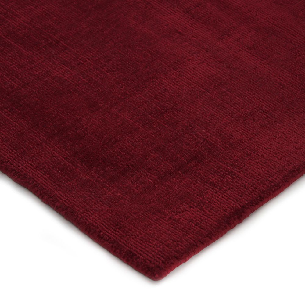 Tapis - TAPIS SANTAL - Tapis aspect velours burgundy 120x170 - ALECTO