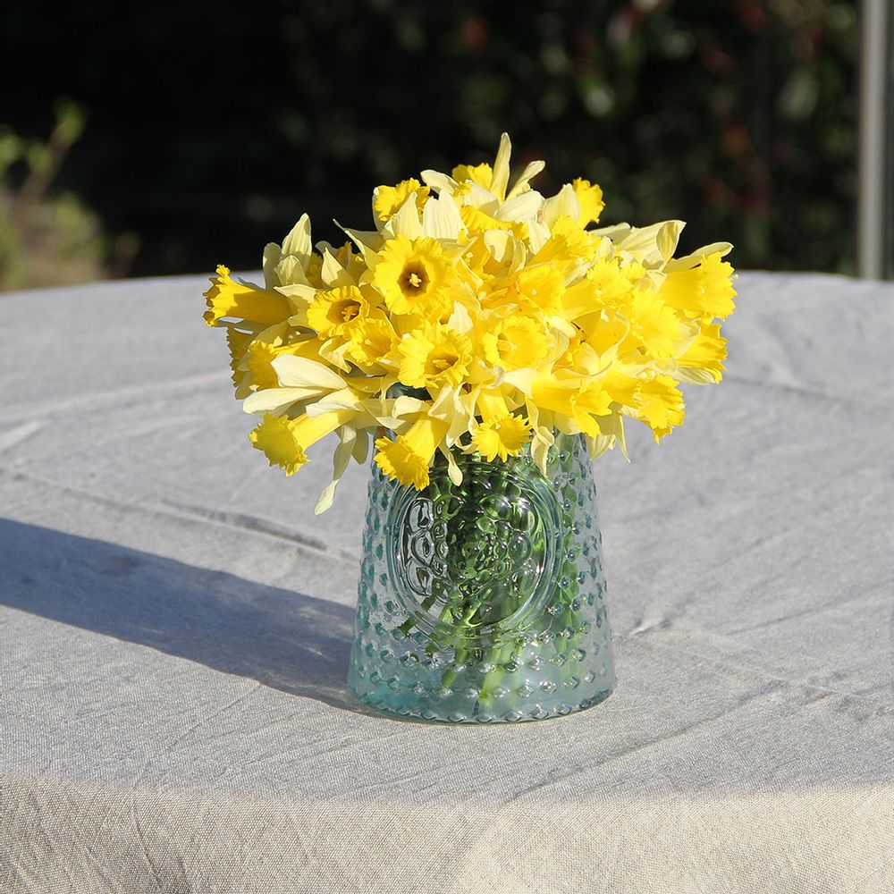 Vases - Vase recycled glass retro spikes 13,5cm - CRÉATIONS LÉONIE'S FRANCE