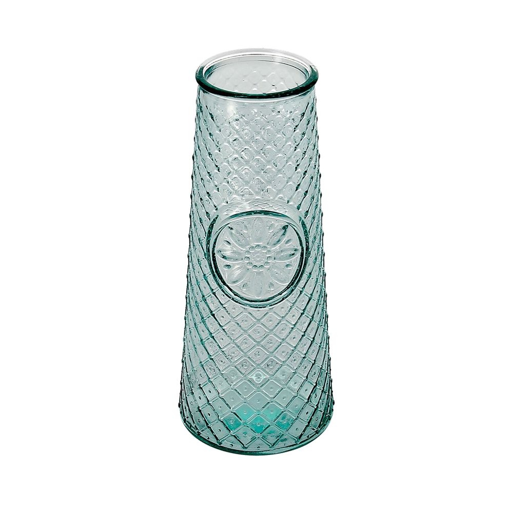 Vases - Vase recycled glass retro spikes 16,5cm - CRÉATIONS LÉONIE'S FRANCE