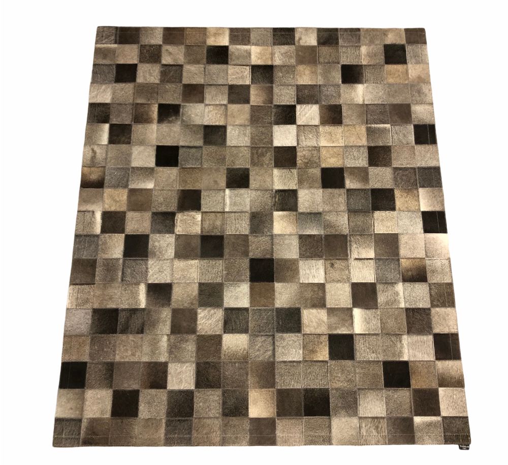 Tapis contemporains - Tapis en peau naturelle patchwork - TERGUS