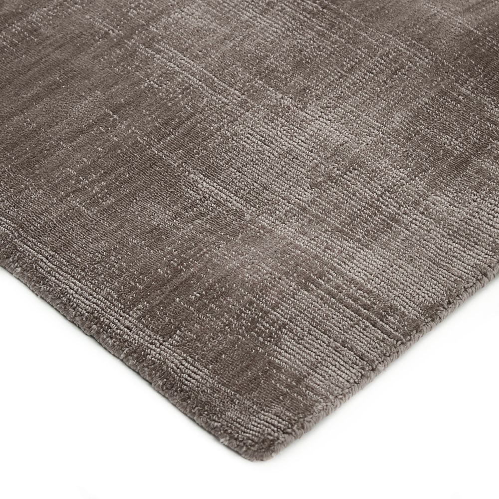 Rugs - SANTAL RUG - Mole grey velvet effect rug 190x290 - ALECTO