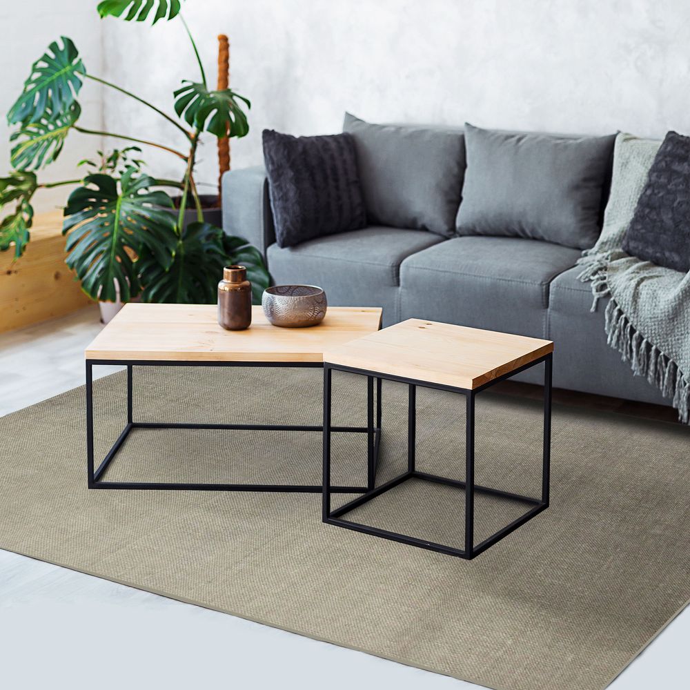 Tapis - TAPIS DUNES - Tapis effet délavé taupe 160x230 - ALECTO