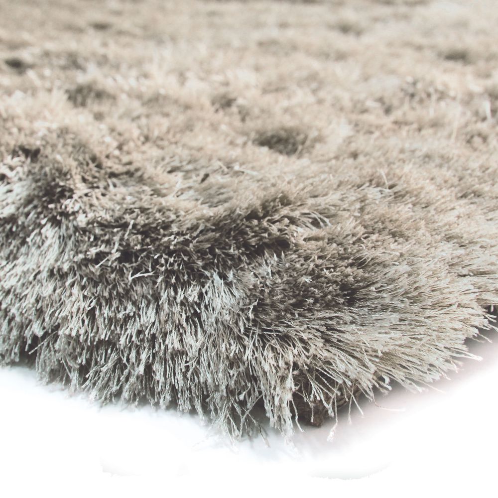 Tapis - TAPIS TOOSOFT - Tapis poils longs extra-doux beige clair 120x170 - ALECTO