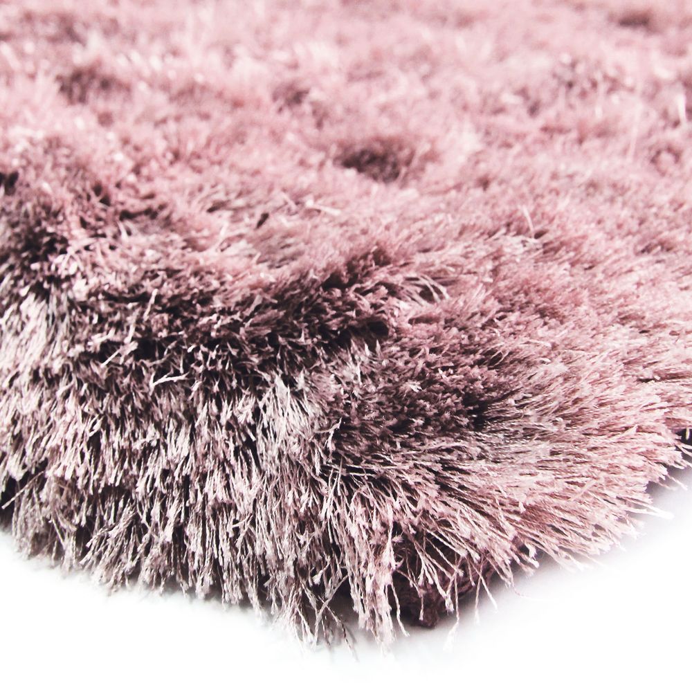 Tapis - TAPIS TOOSOFT - Tapis poils longs extra-doux rose poudré 120x170 - ALECTO