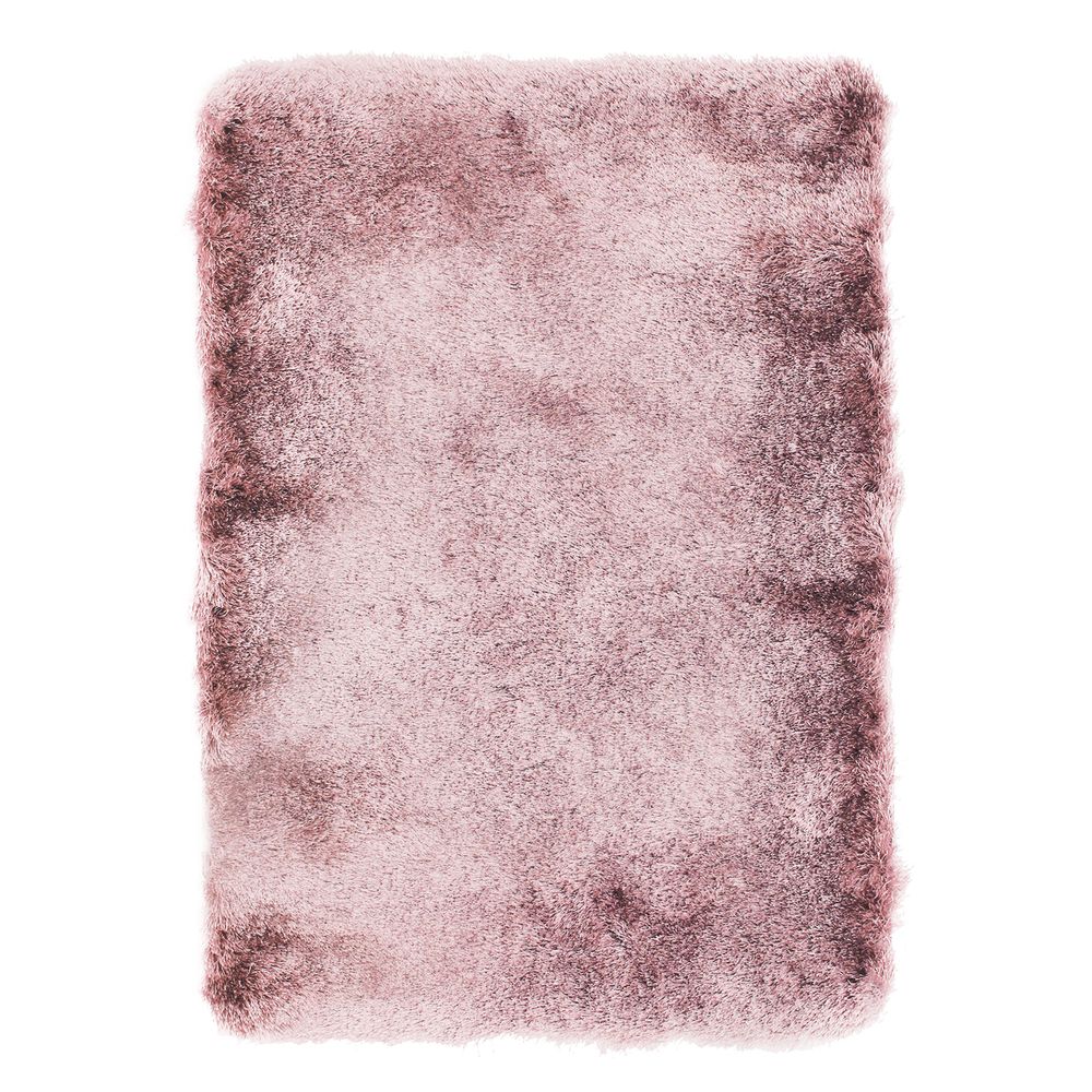 Tapis - TAPIS TOOSOFT - Tapis poils longs extra-doux rose poudré 120x170 - ALECTO