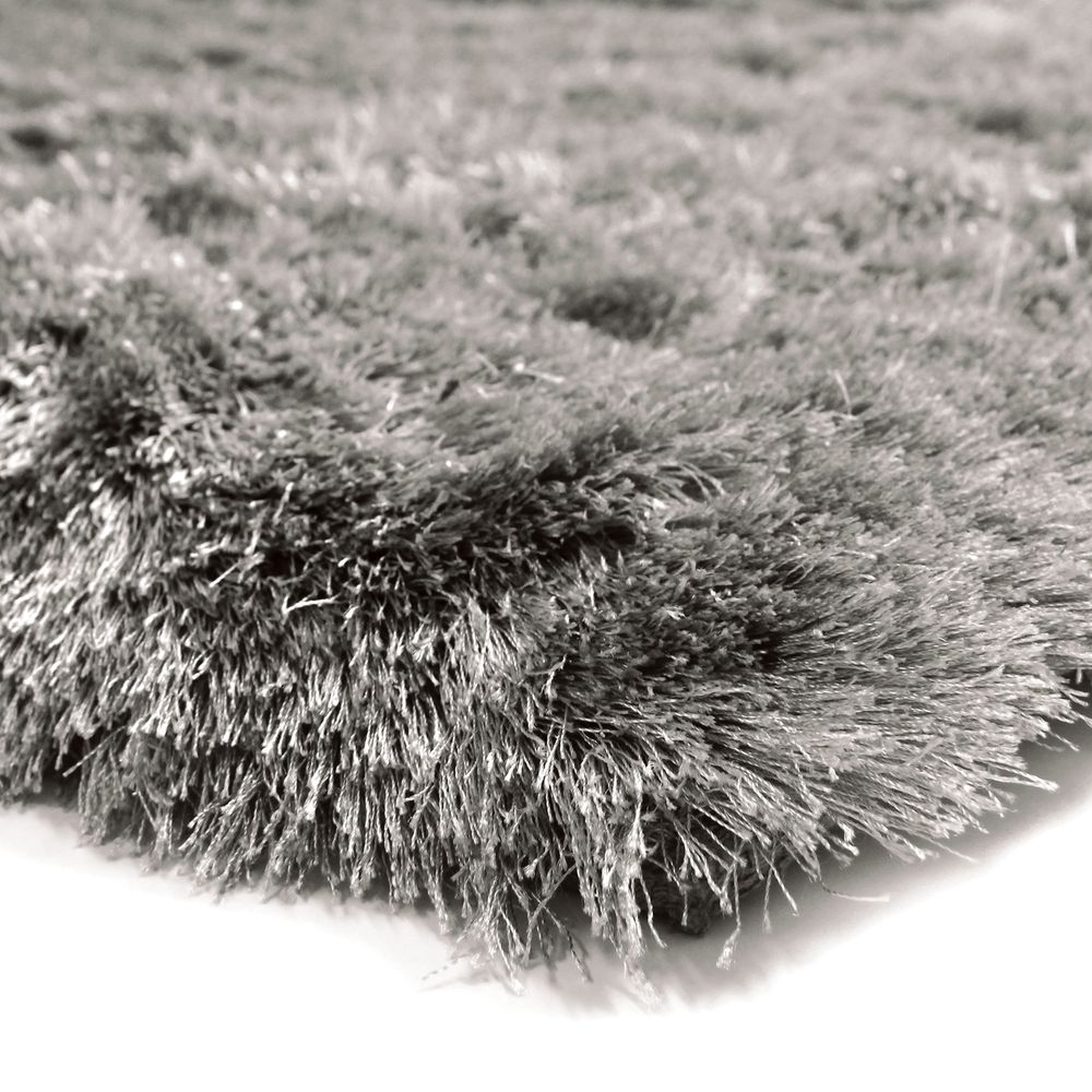 Tapis - TAPIS TOOSOFT - Tapis poils longs extra-doux gris 120x170 - ALECTO