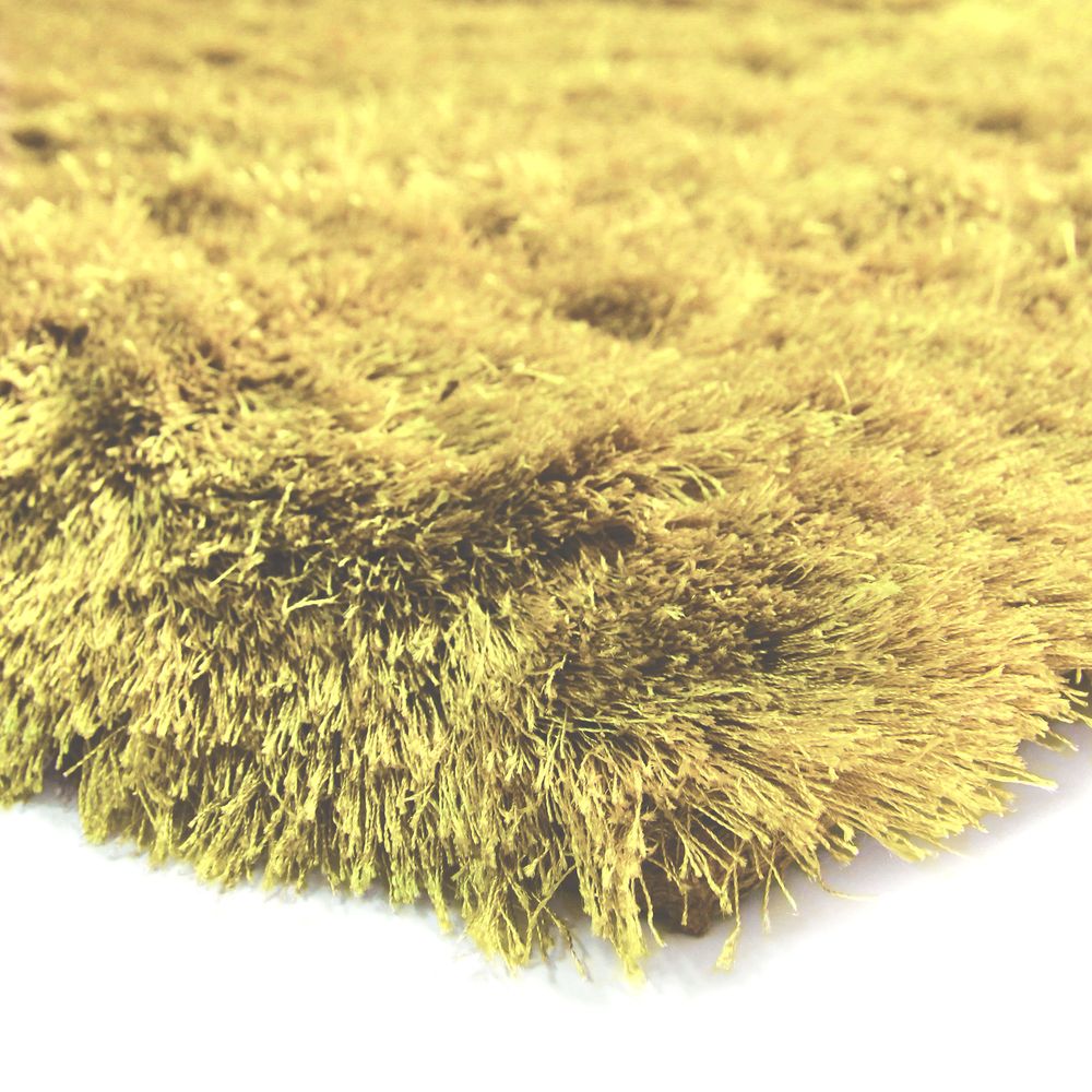 Tapis - TAPIS TOOSOFT - Tapis poils longs extra-doux jaune 160x230 - ALECTO