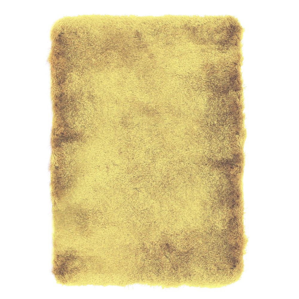 Tapis - TAPIS TOOSOFT - Tapis poils longs extra-doux jaune 160x230 - ALECTO