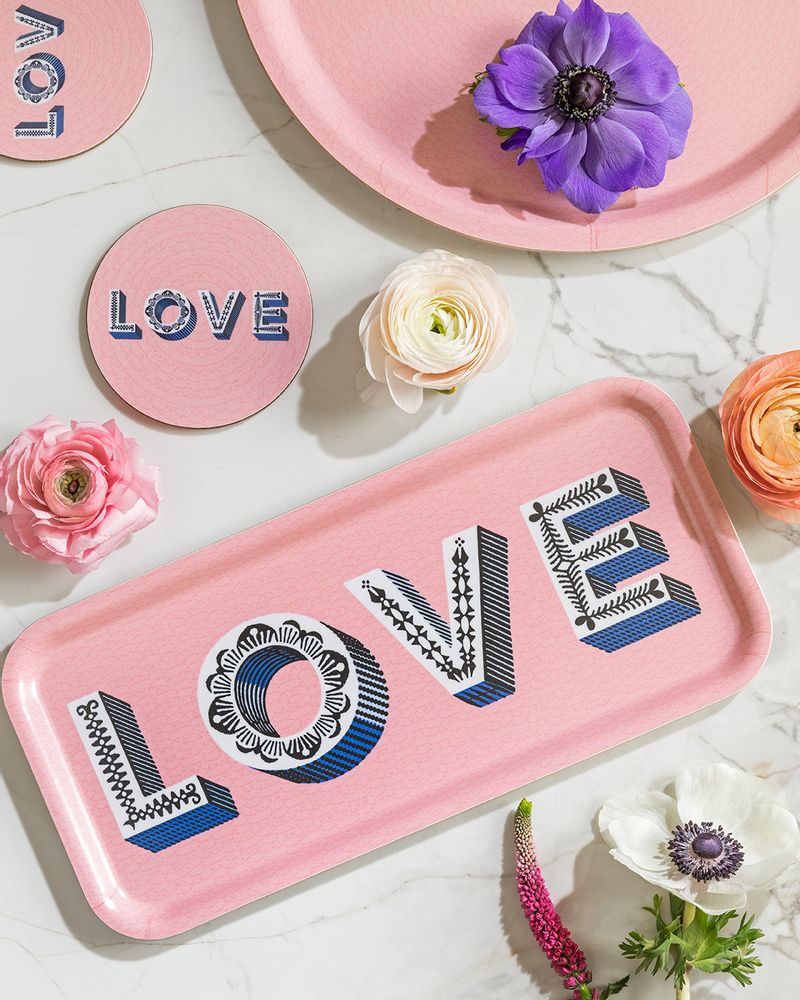 Plateaux - LOVE - Collection Word - Plateaux - Coaster - Plateau de service - JAMIDA OF SWEDEN