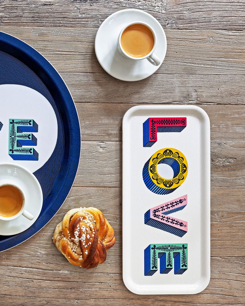 Plateaux - LOVE - Collection Word - Plateaux - Coaster - Plateau de service - JAMIDA OF SWEDEN