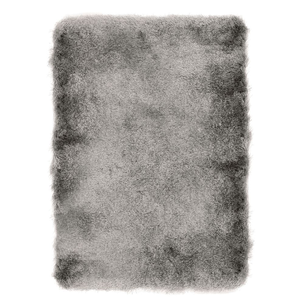 Tapis - TAPIS TOOSOFT - Tapis poils longs extra-doux gris 160x230 - ALECTO