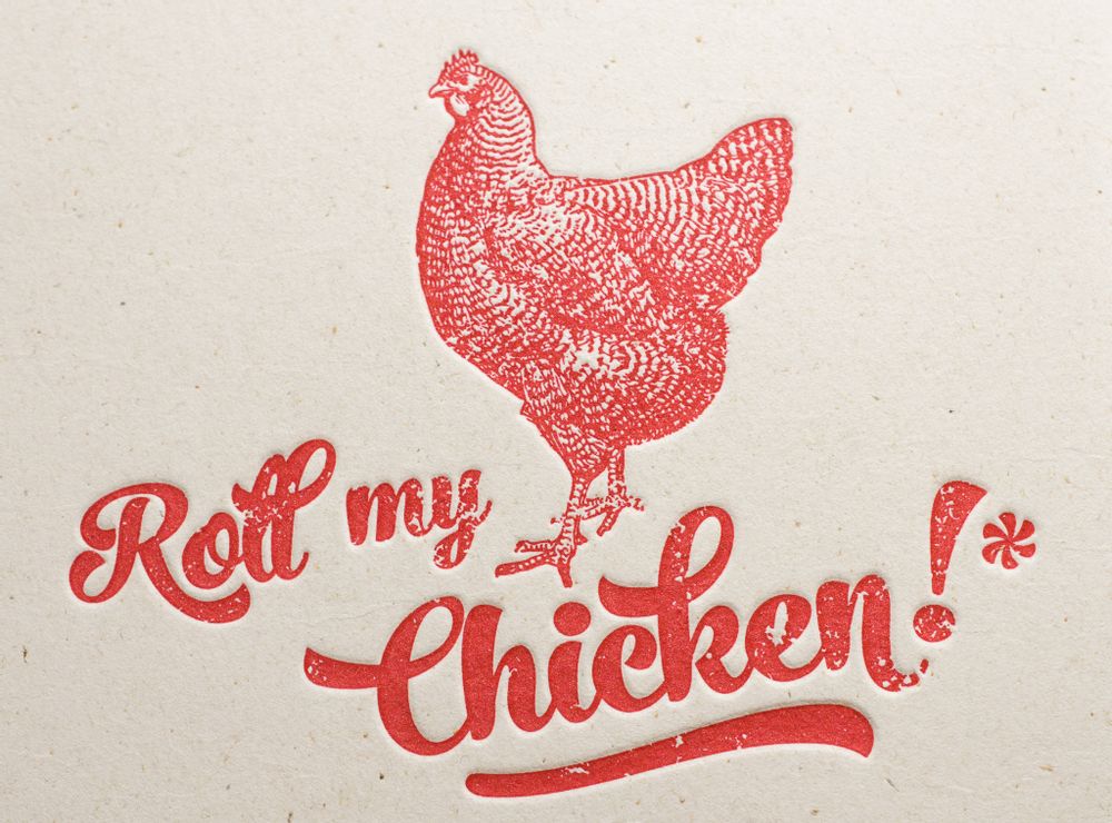 Carterie - Carte Roule ma Poule - L'ATELIER LETTERPRESS
