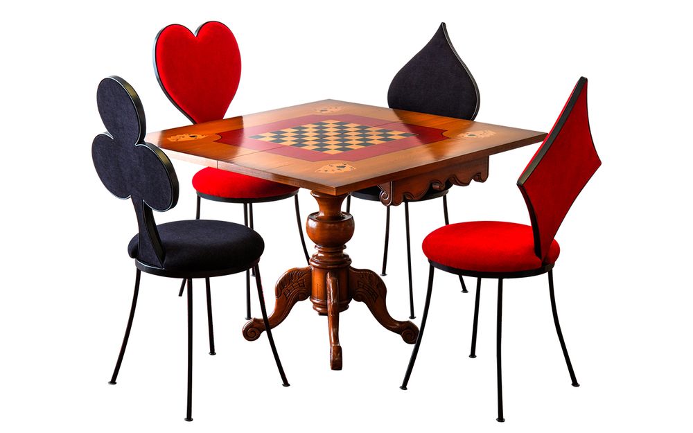 Chaises - chaise Poker Sedie - MARIE MAISON SICILIAN DESIGN