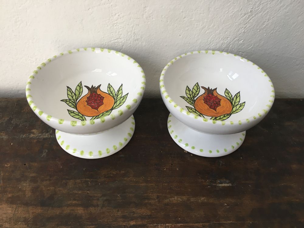 Plats et saladiers - Tasse à dessert « Frutta e Fiori » - AMARETTI ANTONELLA