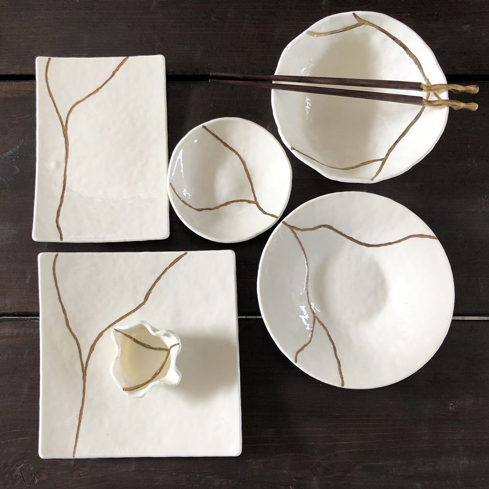 Verre d'art - KINTZUGI - ANDRETTO DESIGN