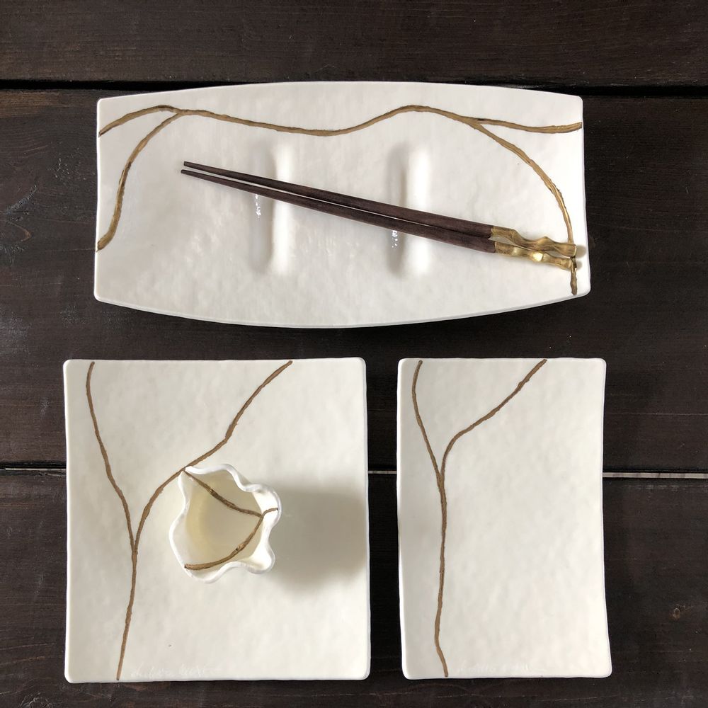 Verre d'art - KINTZUGI - ANDRETTO DESIGN