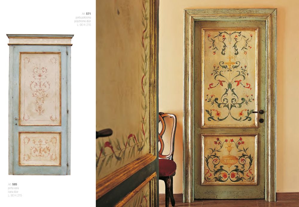 Portes - Portes laquées et peintes à la main - INTERIORS ITALIA