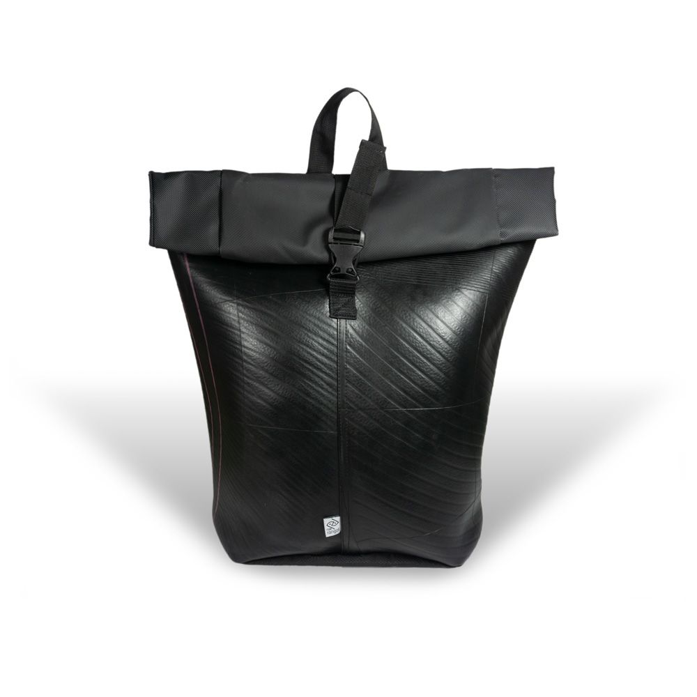 Bags and totes - BIKE DESIGN BACKPACK IN RECYCLED INNER TUBE - RUE RANGOLI