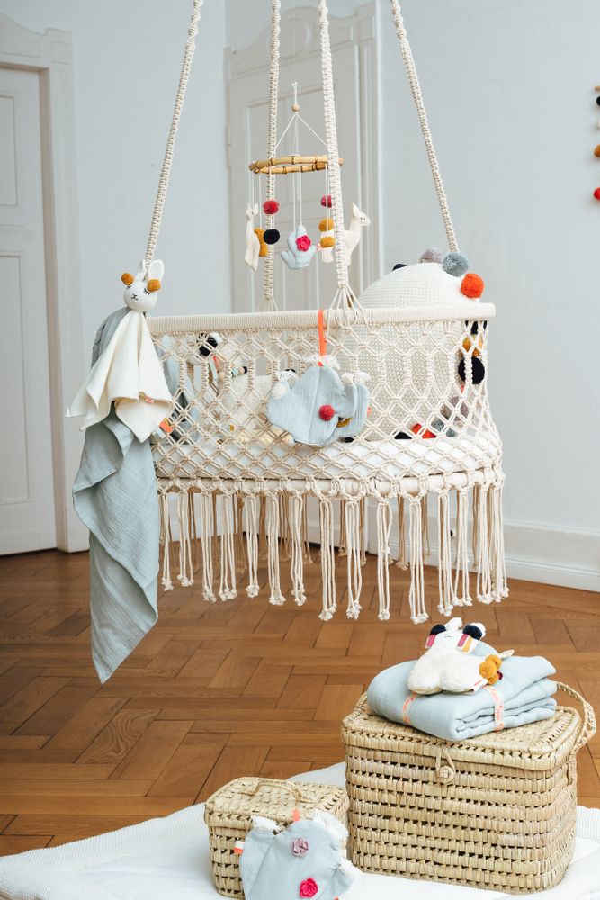 Beds - GOTS certified hanging cradle - KIKADU