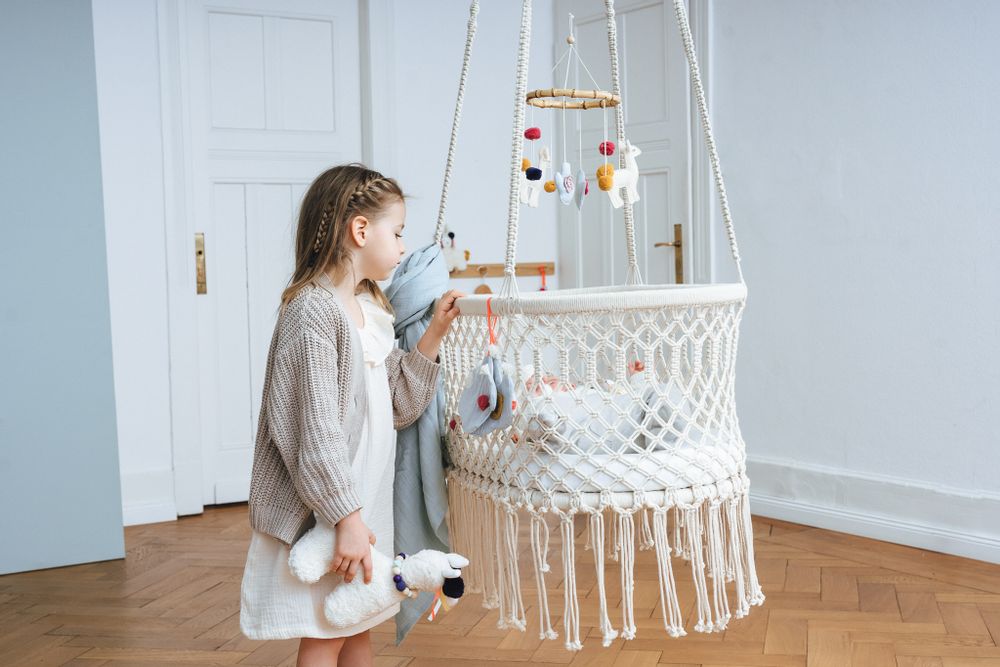 Beds - GOTS certified hanging cradle - KIKADU