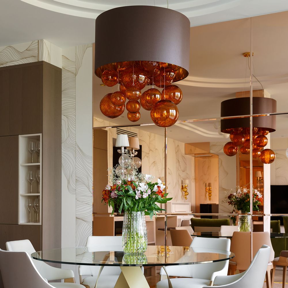 Suspensions - Lampe en verre soufflé absolu - MULTIFORME