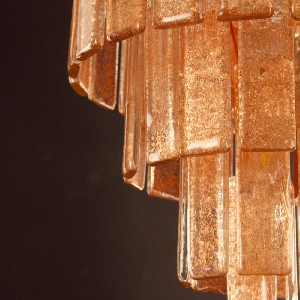 Ceiling lights - Charleston, ceiling lamp with Murano glass plates - MULTIFORME