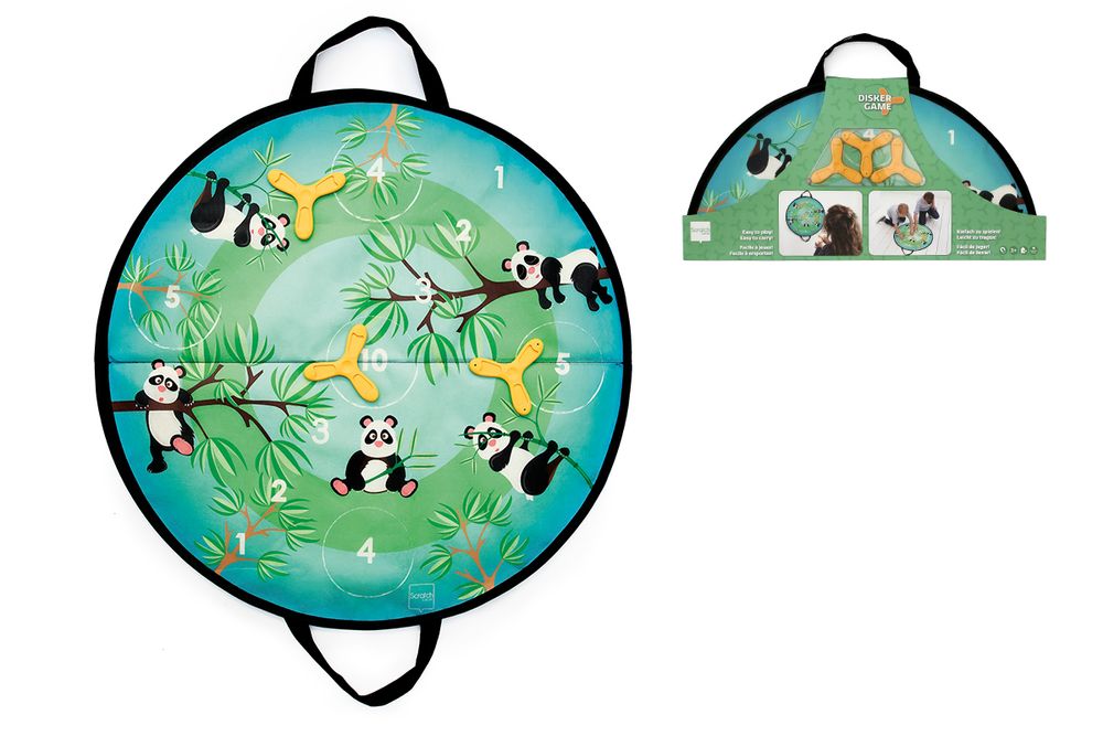 Jeux enfants - Scratch Active Play: DISKER GAME magnétique / Panda - SCRATCH EUROPE