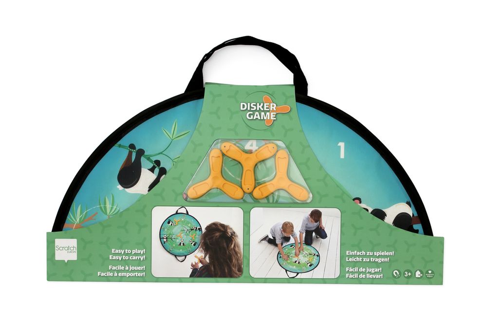 Jeux enfants - Scratch Active Play: DISKER GAME magnétique / Panda - SCRATCH EUROPE