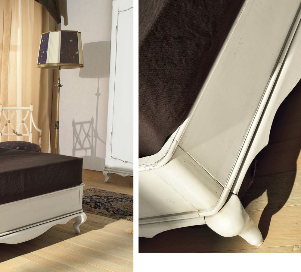 Beds - PR703 - French Provincial double bed - INTERIORS ITALIA