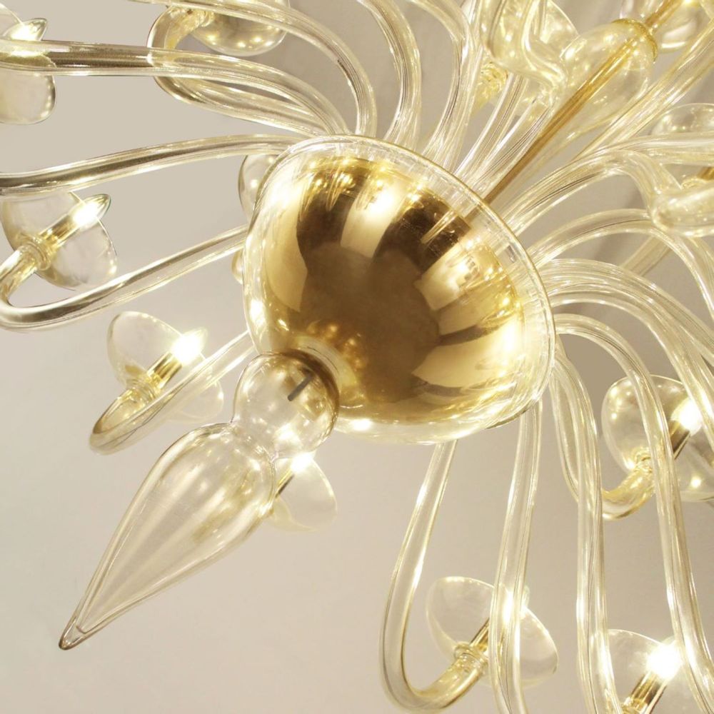 Hanging lights - Metropole Murano glass chandelier - MULTIFORME