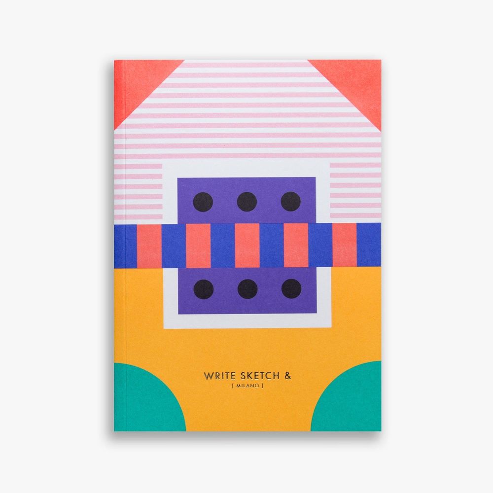 Stationery - A5 Double Cover Notebook | Super Arcade - WRITE SKETCH &
