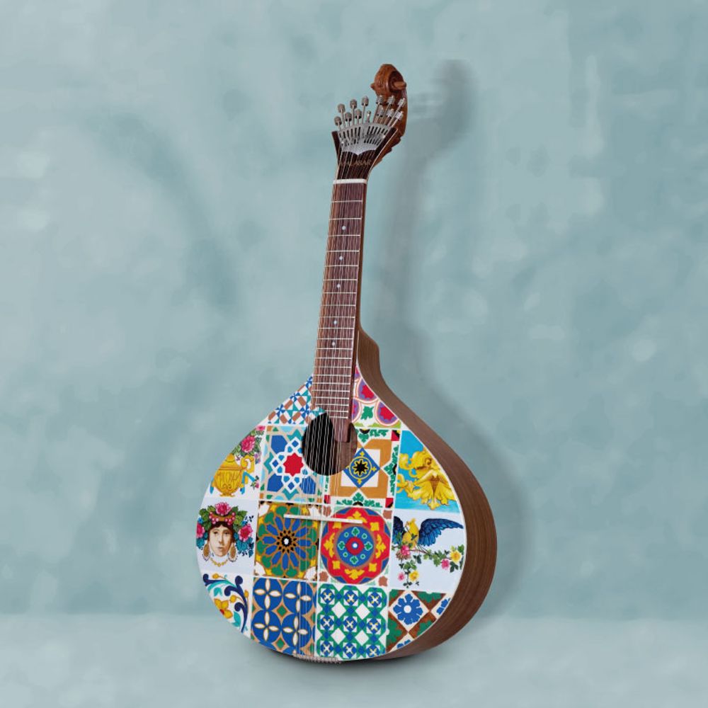 Objets de décoration - Guitare Azulejo V - MALABAR