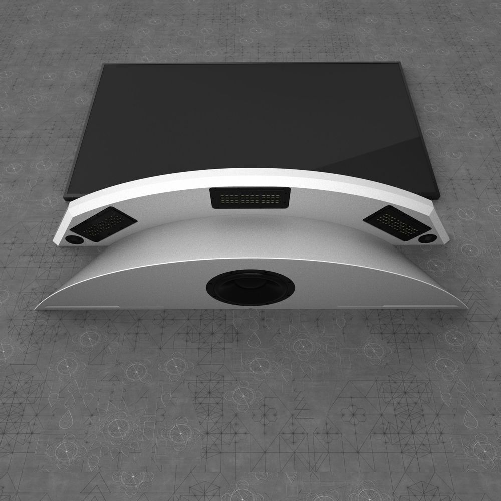 Consoles - Palchetto étagère hi-fi TV - remplace le chariot de meuble TV - LUNE DESIGN