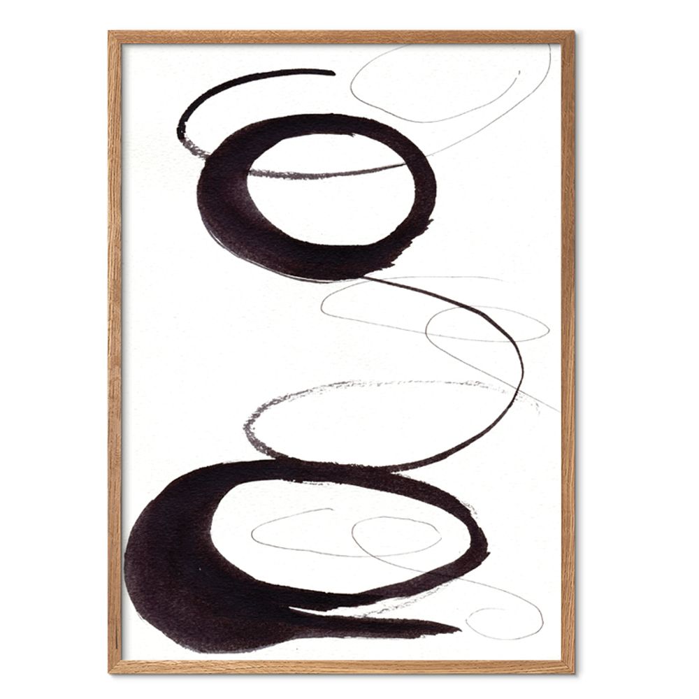 Affiches - Scribbles 1 impression d'art - METTEHANDBERG ART PRINTS
