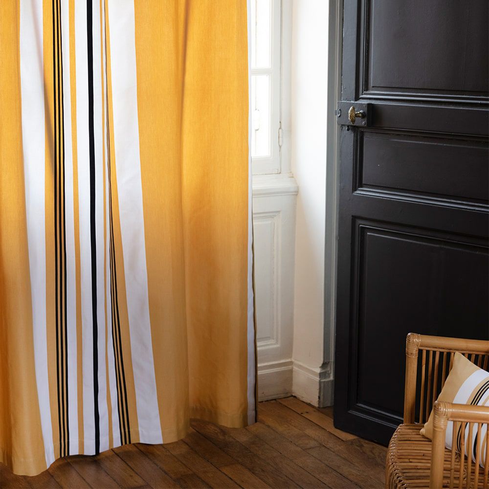 Curtains and window coverings - Cotton Curtain Donibane Laiton - LA MAISON JEAN-VIER