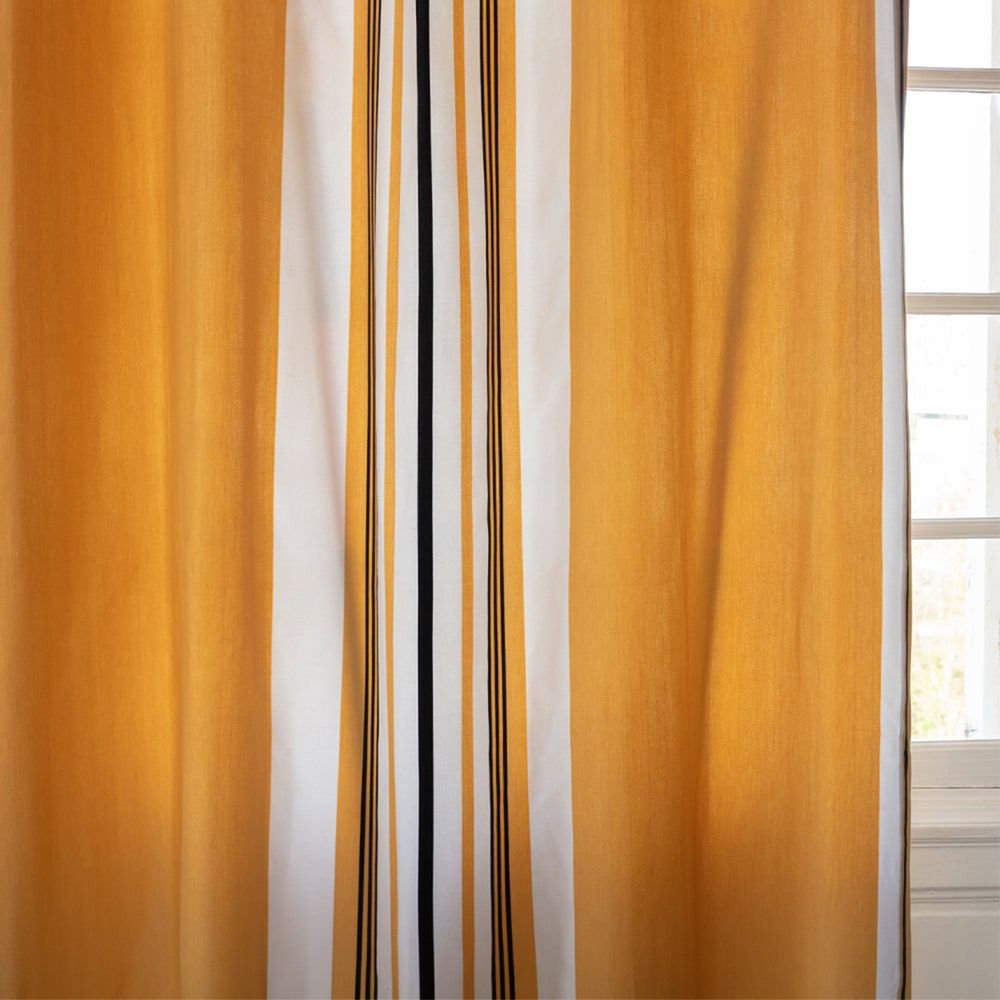 Curtains and window coverings - Cotton Curtain Donibane Laiton - LA MAISON JEAN-VIER