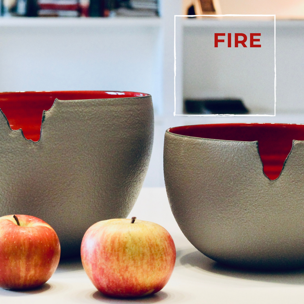 Céramique - Bols FUCO/FIRE. - EVA MUN