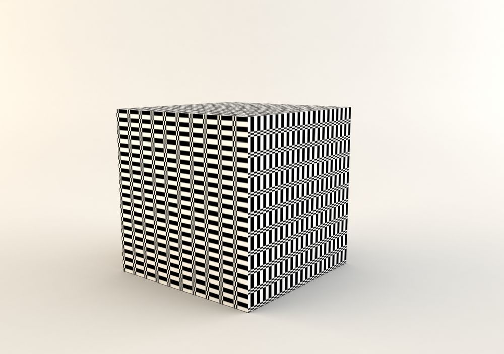 Coffee tables - GRAPHIC CUBES "TERRA" - EXTROVERSO