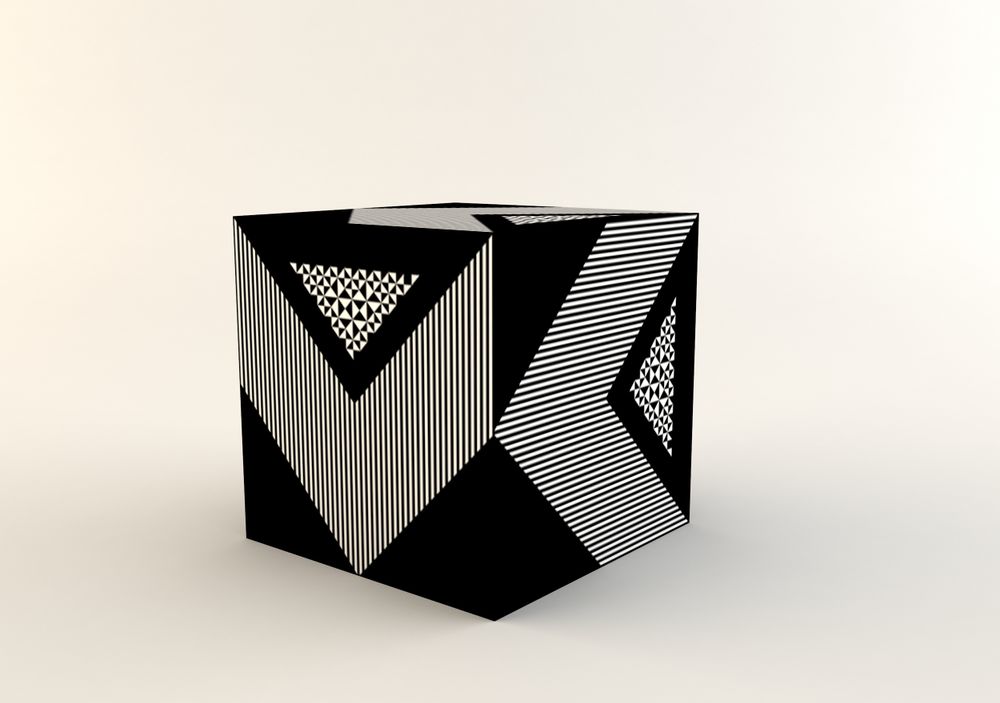 Coffee tables - GRAPHIC CUBES "TERRA" - EXTROVERSO