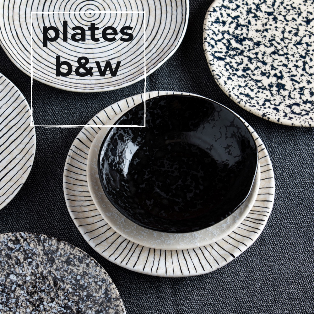 Pottery - B&B PLATES - EVA MUN