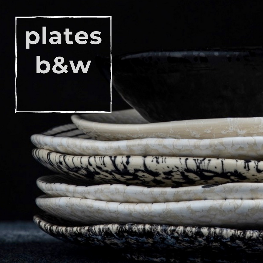 Pottery - B&B PLATES - EVA MUN