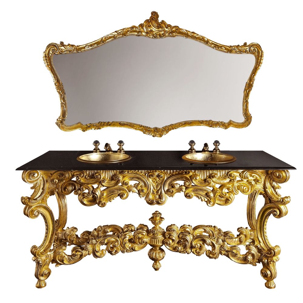 Chambres d'hôtels - Console de salle de bain 4661/180 de style baroque. - BIANCHINI & CAPPONI