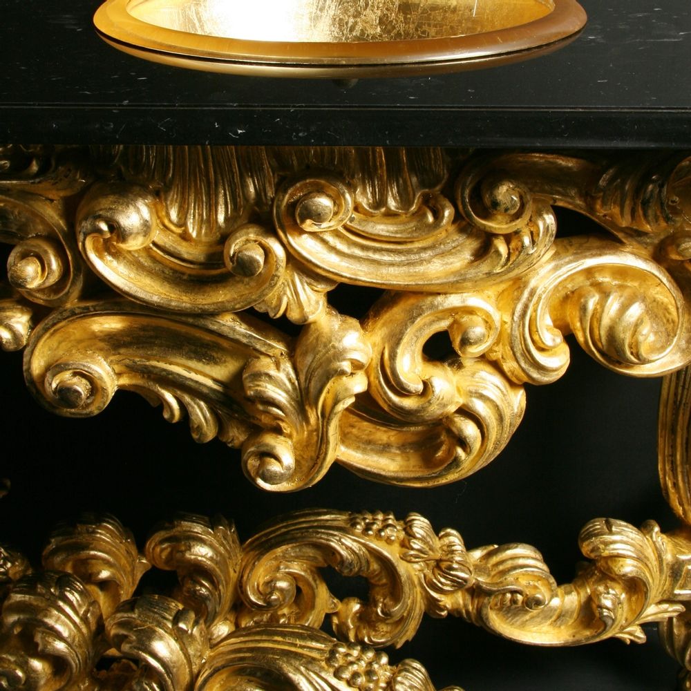 Chambres d'hôtels - Console de salle de bain 4661/180 de style baroque. - BIANCHINI & CAPPONI