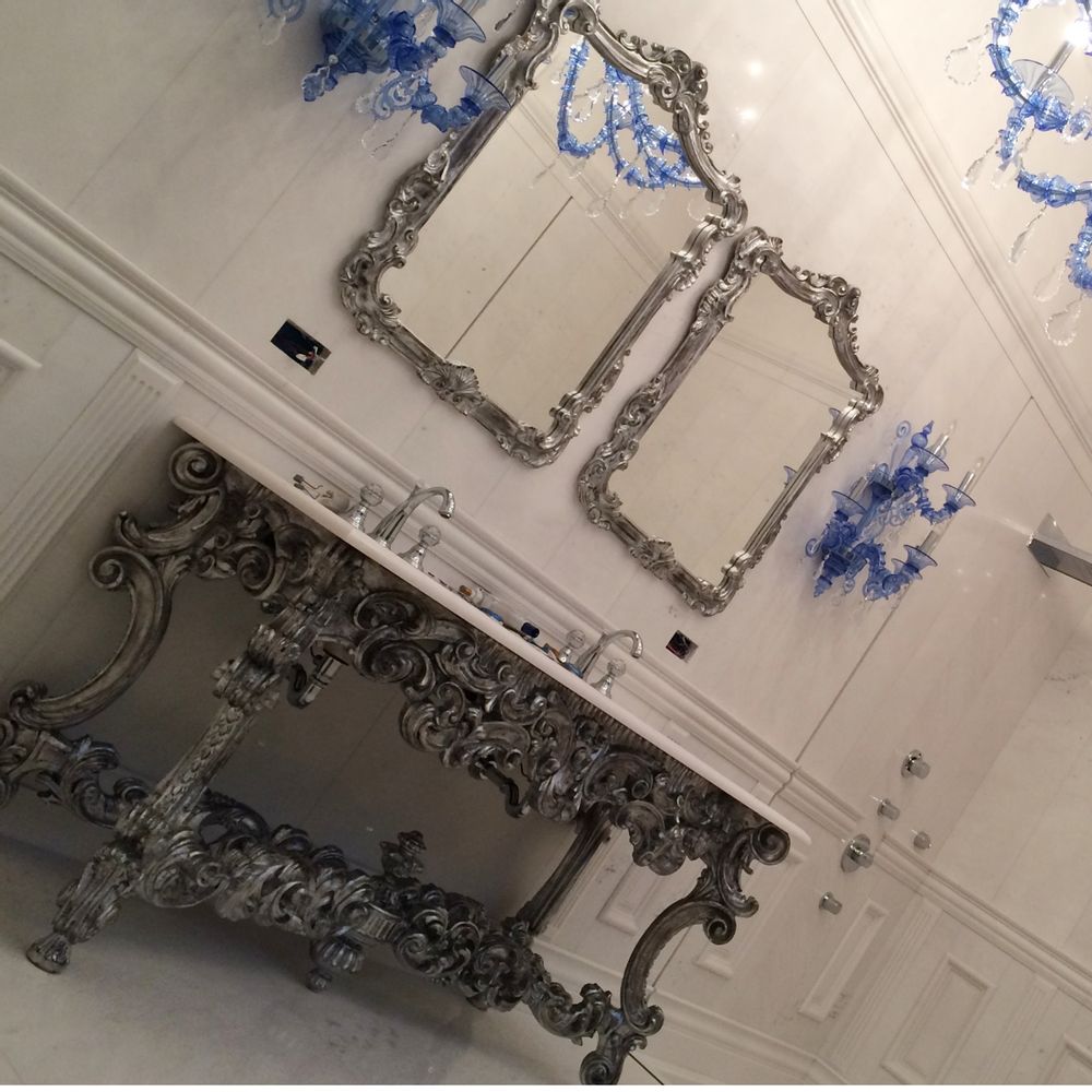 Chambres d'hôtels - Console de salle de bain 4661/180 de style baroque. - BIANCHINI & CAPPONI