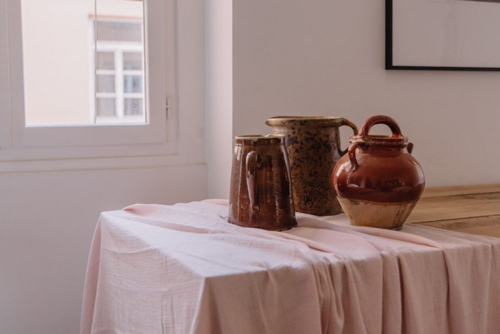 Table linen - Double gauze cotton tablecloth - LES PENSIONNAIRES